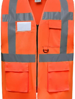 Yoko HVW 801 Hi-Vis multifunkční vesta 79.W801 hi vis orange