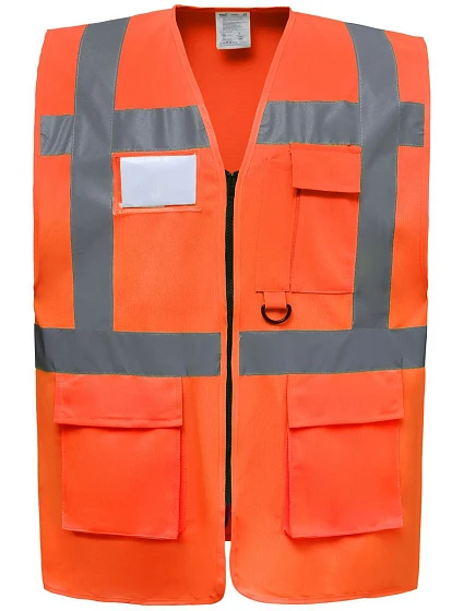 Yoko HVW 801 Hi-Vis multifunkčná vesta 79.W801 hi vis oranžová Yoko HVW 801 Hi-Vis multifunkčná vesta 79.W801 hi vis oranžová