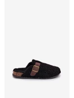 Dámské pantofle s kožíškem Černé model 21709355 - Boto Dámské pantofle s kožíškem Černé model 21709355 - Boto