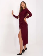 Sukienka IT SK model 21314472 bordowy - FPrice