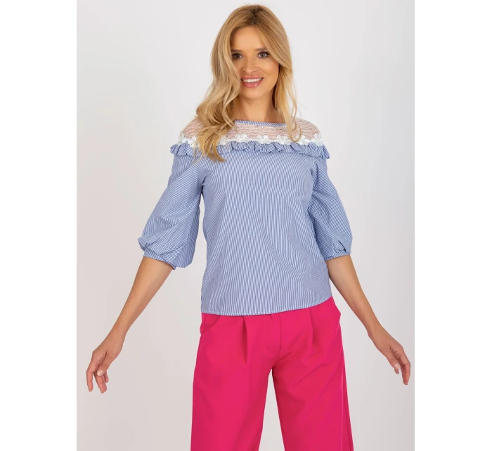 Bluzka LK BZ model 18605120 biało niebieski - FPrice