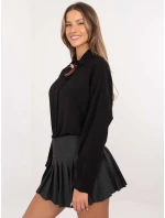 Koszula MI KS model 21798086 czarny - FPrice Koszula MI KS model 21798086 czarny - FPrice