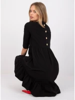 Šaty RV SK model 17047303 černá - FPrice Šaty RV SK model 17047303 černá - FPrice