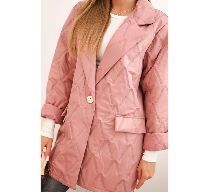 Dámska bunda nadmernej veľkosti 5663 Quilted - Kesi Dámska bunda nadmernej veľkosti 5663 Quilted - Kesi