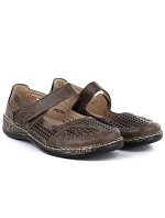 Dámske ažurové topánky na suchý zips fango Unisoft 7026 Dámske ažurové topánky na suchý zips fango Unisoft 7026