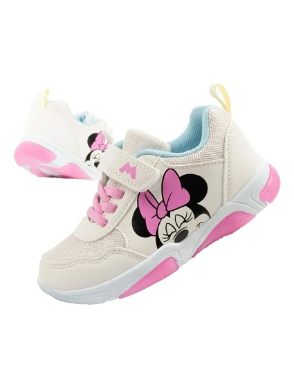 Detská športová obuv Leomil tenisky minnie mouse na suchý zips LED Detská športová obuv Leomil tenisky minnie mouse na suchý zips LED
