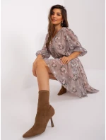 LK SK 509388 šaty.88 tmavo lila