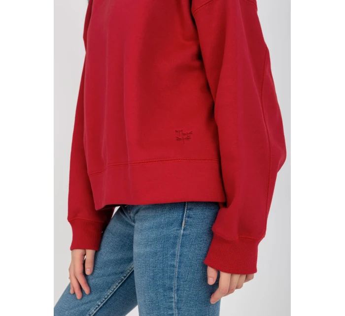 Dámska mikina TW BL 2002.11 tmavo červená - FPrice Dámska mikina TW BL 2002.11 tmavo červená - FPrice