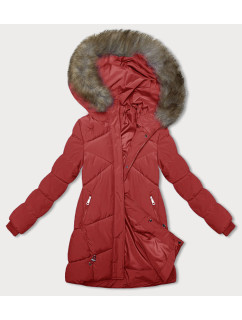 Červená zimní bunda s kapucí model 18899254 - LHD