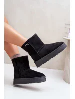 Dámske vysoké platformy Snows Big Star Black Dámske vysoké platformy Snows Big Star Black