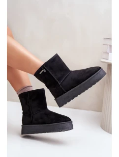 Dámske vysoké platformy Snows Big Star Black