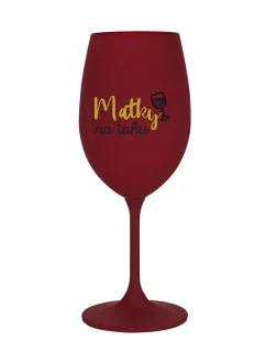 MATKY NA TAHU - bordó sklenice na víno 350 ml