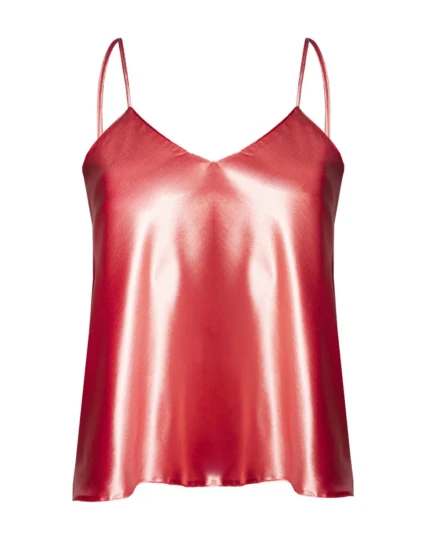 Dámsky saténový top Karen Salmon - DKaren