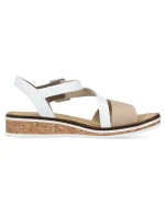 Pohodlné kombinované sandále Rieker W RKR678