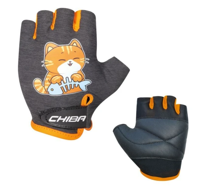 Rukavice CHIBA COOL KIDS black cat M
