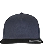 Flexfit 6007/6007T 5-panelová snapbacková čiapka 55.6007 tmavomodrá/čierna Flexfit 6007/6007T 5-panelová snapbacková čiapka 55.6007 tmavomodrá/čierna