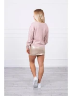 Sukňa s ozdobnými jazdcami béžová Sukňa s ozdobnými jazdcami béžová