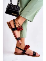 Módní sandály s korálky Černá model 21591699 - Boto Módní sandály s korálky Černá model 21591699 - Boto