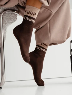 Dámské ponožky Keep model 21780638 čokoládové - Milena