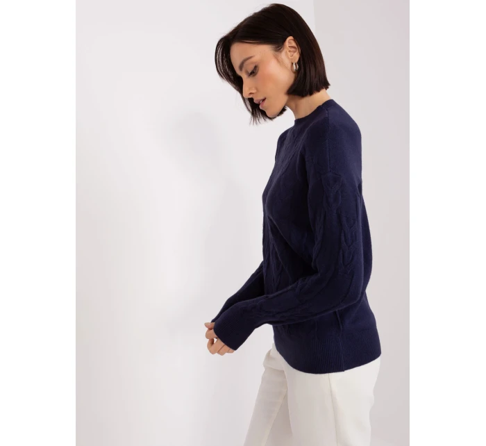 Sweter AT SW model 19040895 granatowy - FPrice