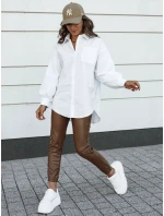 Dámské voskované kalhoty camel Dstreet model 21980111 - FashionStreet