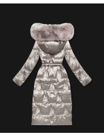 Zimowa kurtka damska ze w  jasny beżowy model 21731652 - S'WEST