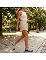 Pohodlné sandále Rieker W RKR686 metalic