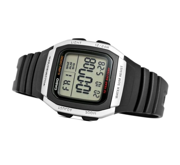 Pánske hodinky CASIO W-96H-1AVDF + BOX Pánske hodinky CASIO W-96H-1AVDF + BOX
