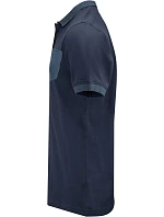 Polo Men Pánské piqué polo z těžké bavlny "TwoTone" navy model 22453674 - James Harvest Polo Men Pánské piqué polo z těžké bavlny "TwoTone" navy model 22453674 - James Harvest