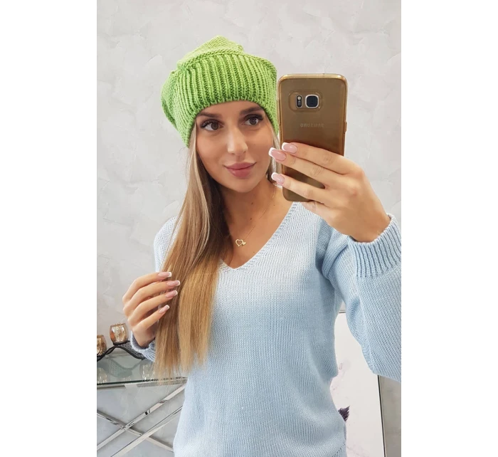 Dámská čepice Ingrid model 18752313 pistácie - K-Fashion