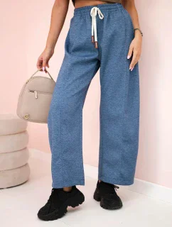 kalhoty zavazované v pase melír model 20934392 - K-Fashion