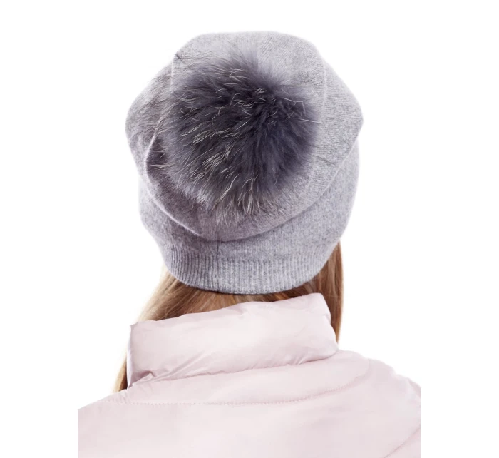 Czapka AT CZ model 21786292 jasny szary - FPrice Czapka AT CZ model 21786292 jasny szary - FPrice