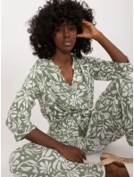 Blúzka D73771M11174A khaki farba Blúzka D73771M11174A khaki farba