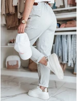 Dámské kalhoty světle šedé Dstreet model 21986181 - FashionStreet