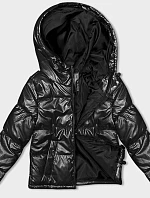 Dámska krátka bunda Oversize Black (5M3193-392)