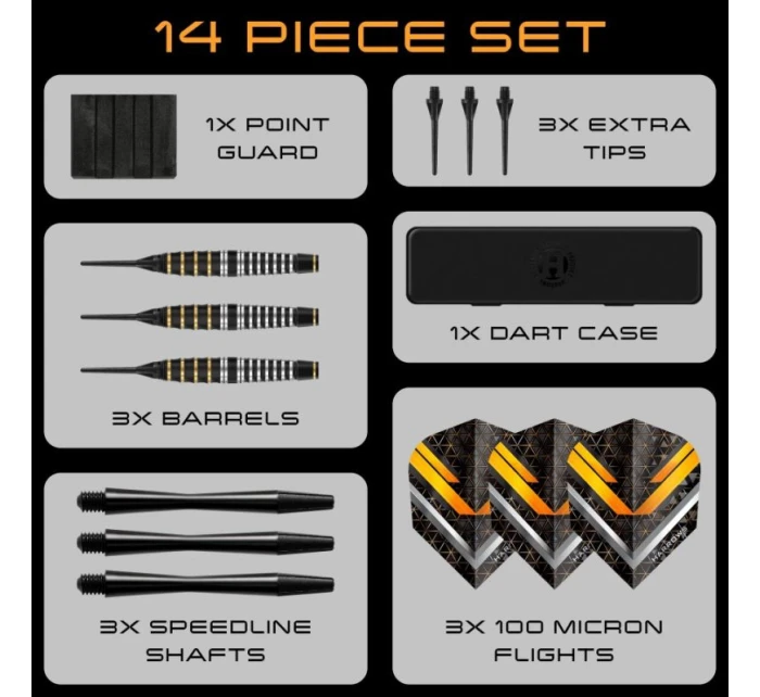 Šípky VULCAN Soft Harrows Šípky VULCAN Soft Harrows