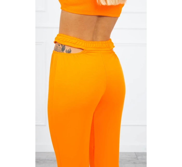 Súprava s blúzkou hore oranžová neónová Súprava s blúzkou hore oranžová neónová