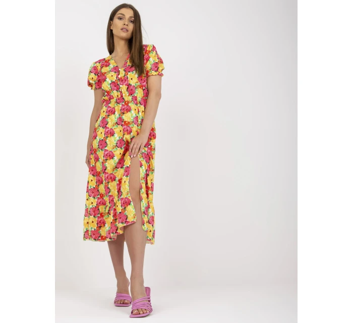 Šaty DHJ SK 7006 3.39 žltá