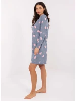 DU KN nočná košeľa FP 100.26 tmavomodrá