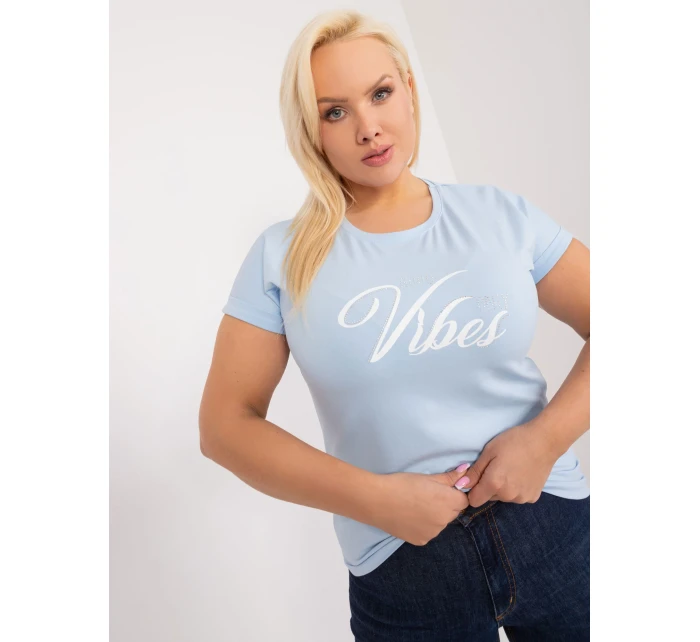 Tričko RV TS 9475.60 svetlomodrá