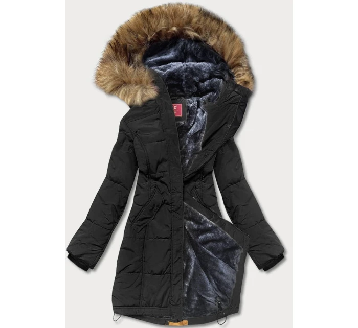 Čierna dámska zimná bunda (M-21305) Čierna dámska zimná bunda (M-21305)