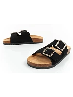 Lee Cooper dámske šnurovacie šľapky slip-on black semišové pohodlné ľahké dámske