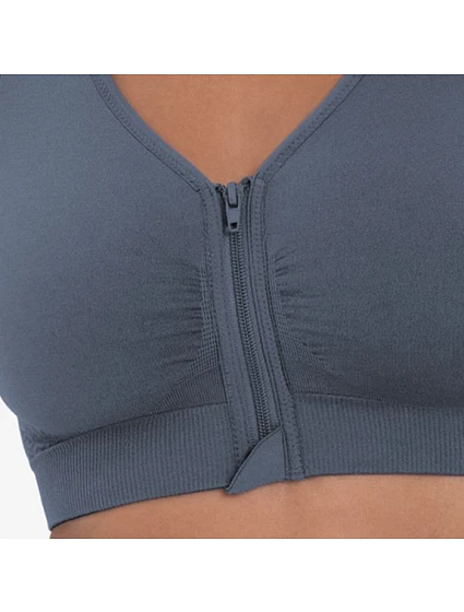 Lynn tvarovaná chirurgická podprsenka, predné zapínanie 5768X sky grey - Anita Care Lynn tvarovaná chirurgická podprsenka, predné zapínanie 5768X sky grey - Anita Care
