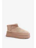 Dámské Sněhule Na Podrážce Beige model 21645981 - Boto