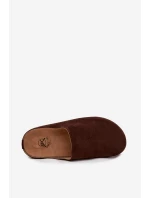 Dámské pantofle na platformě čokoládové model 21709390 - Boto Dámské pantofle na platformě čokoládové model 21709390 - Boto