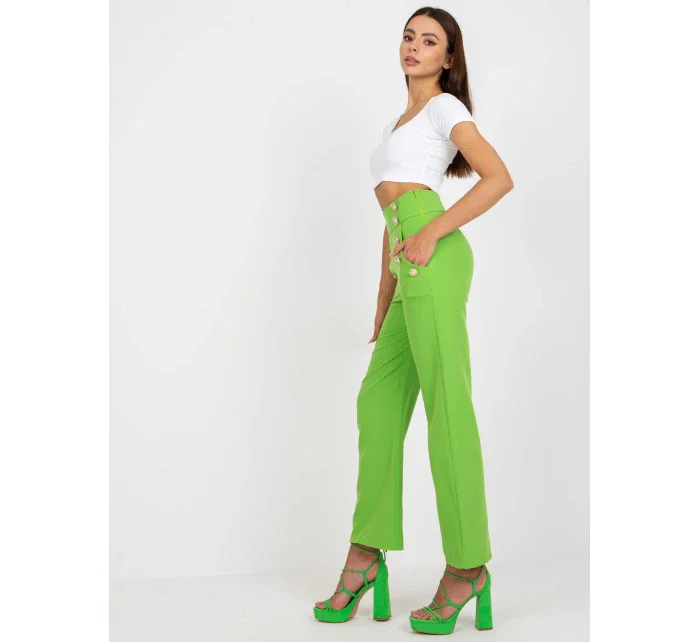 DHJ kalhoty SP model 17408000 světle zelená - FPrice