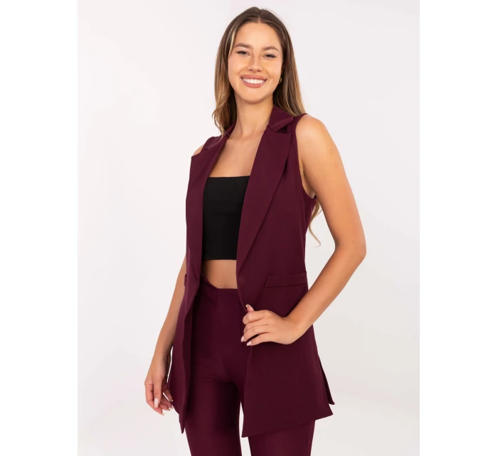 Kamizelka IT KZ model 21319998 bordowy - FPrice