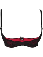 Podprsenka V-9881 čierna a červená - Axami