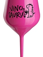 VÍNOSAURUS - ružový nerozbitný pohár na víno 470 ml