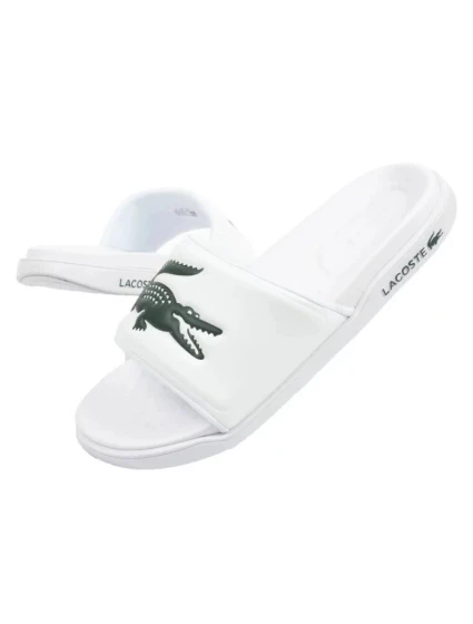 Pánske žabky Croco Dualiste 201R5 M 743CMA00201R5 White Pattern - Lacoste
